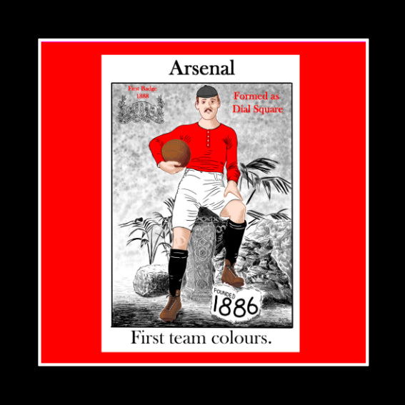 Arsenal Silicone Onderzetters - Officieel Merchandise - 100x100mm