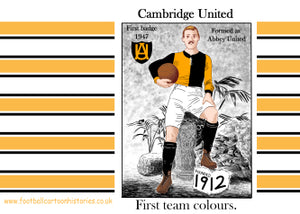 Cambridge Utd ceramic mug