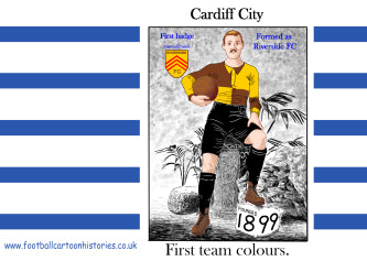 Cardiff City ceramic mug