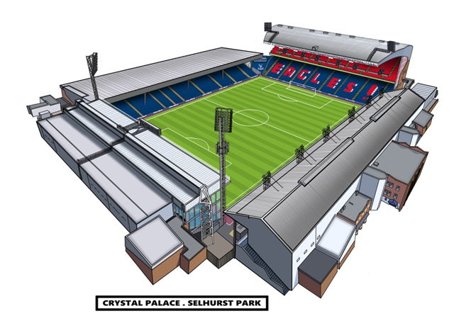 Crystal Palace Stadium Mug – Football Cartoon Histories