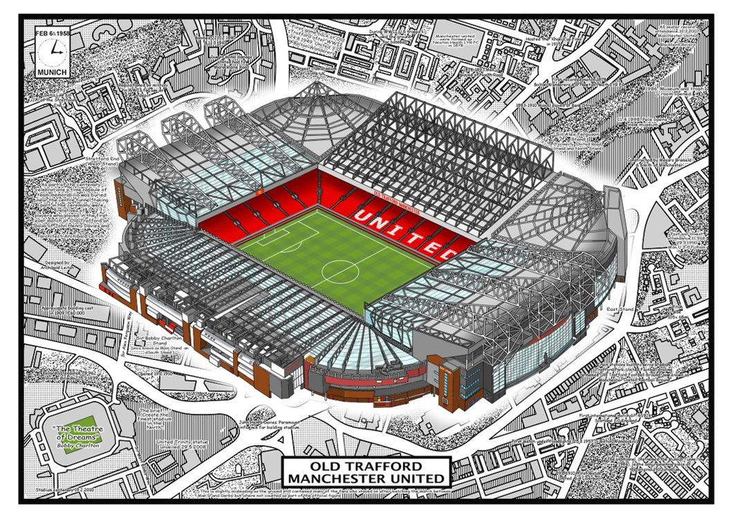 Manchester United .Old Trafford Stadium History