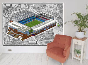 Aston Villa ,Villa Park wallpaper print