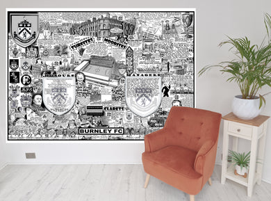 Burnley wallpaper print