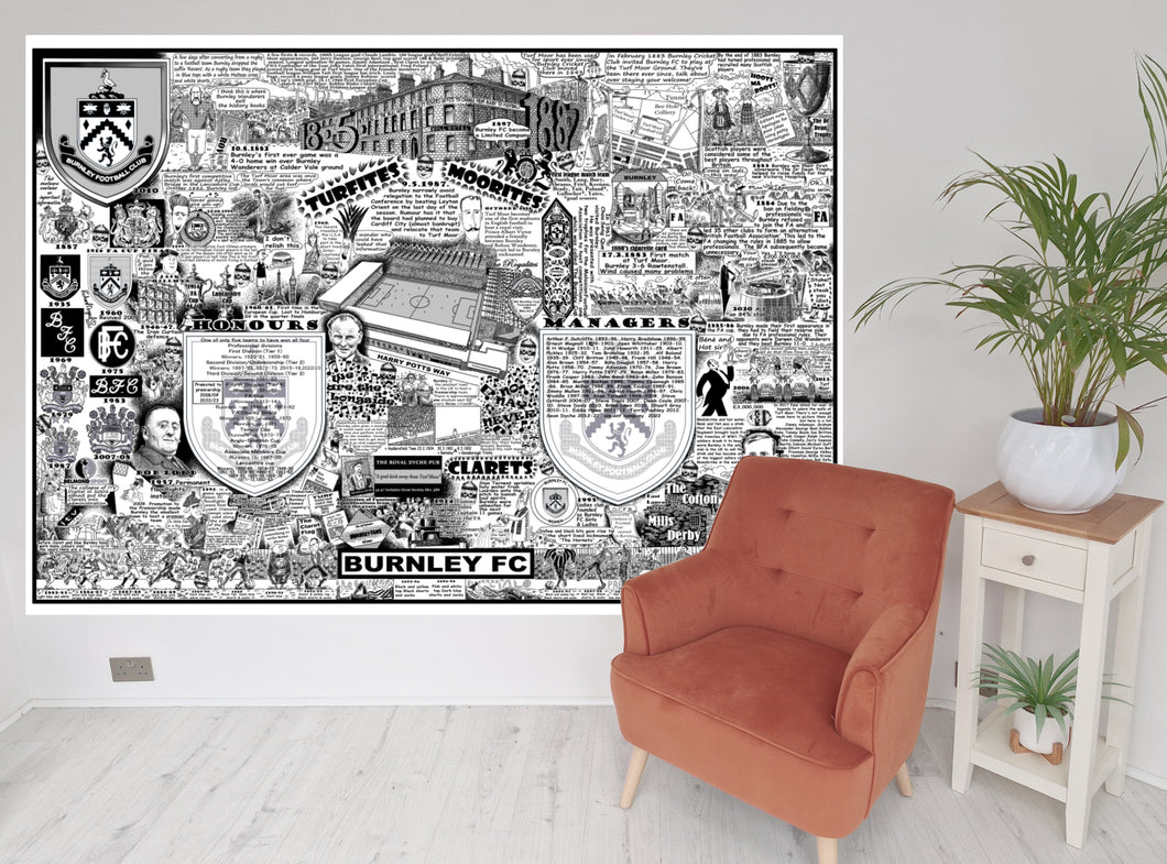 Burnley wallpaper print