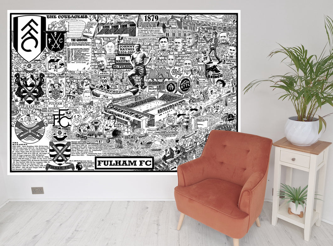 Fulham wallpaper print