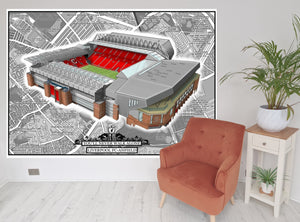 Liverpool, Anfield wallpaper print