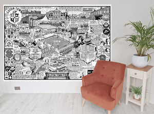 Luton Town wallpaper print