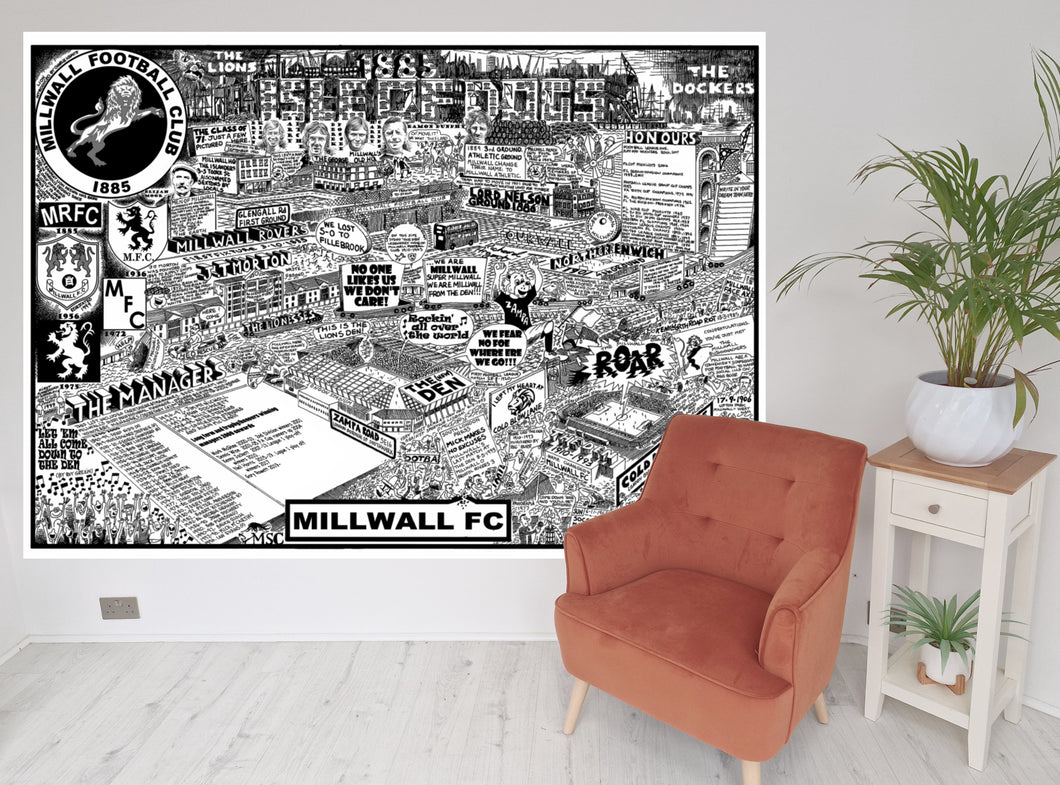 Millwall wallpaper print