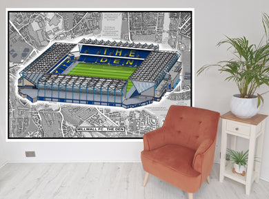 Millwall, The Den wallpaper print