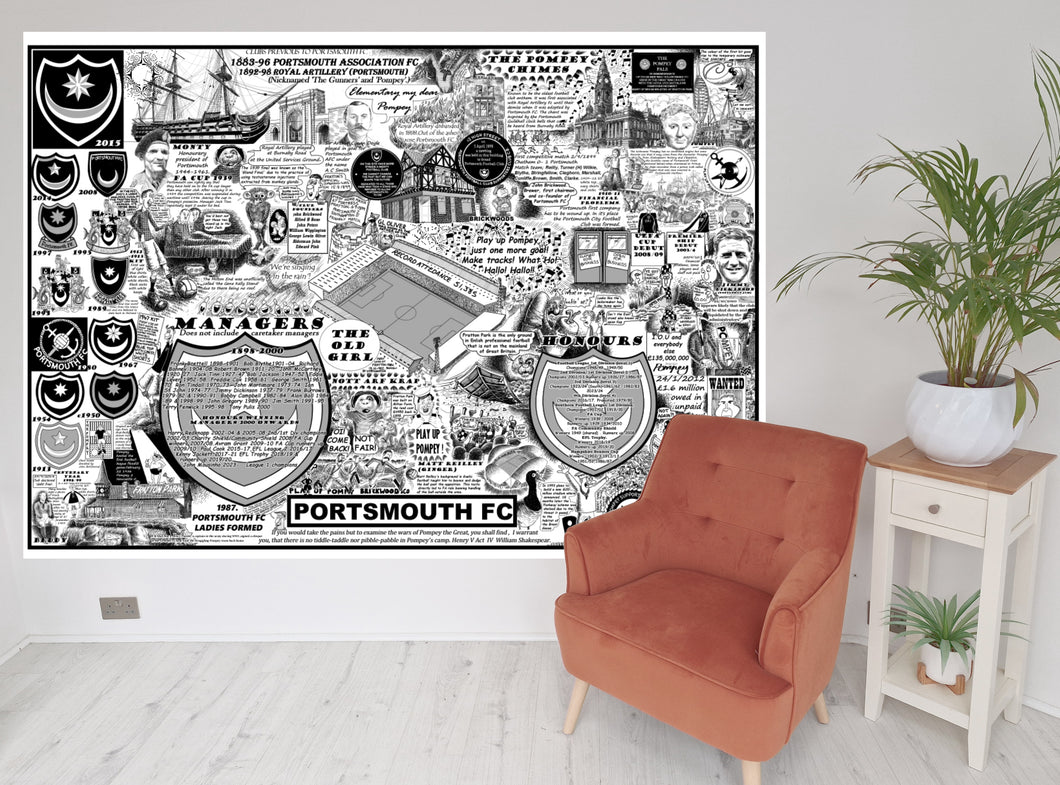 Portsmouth wallpaper print