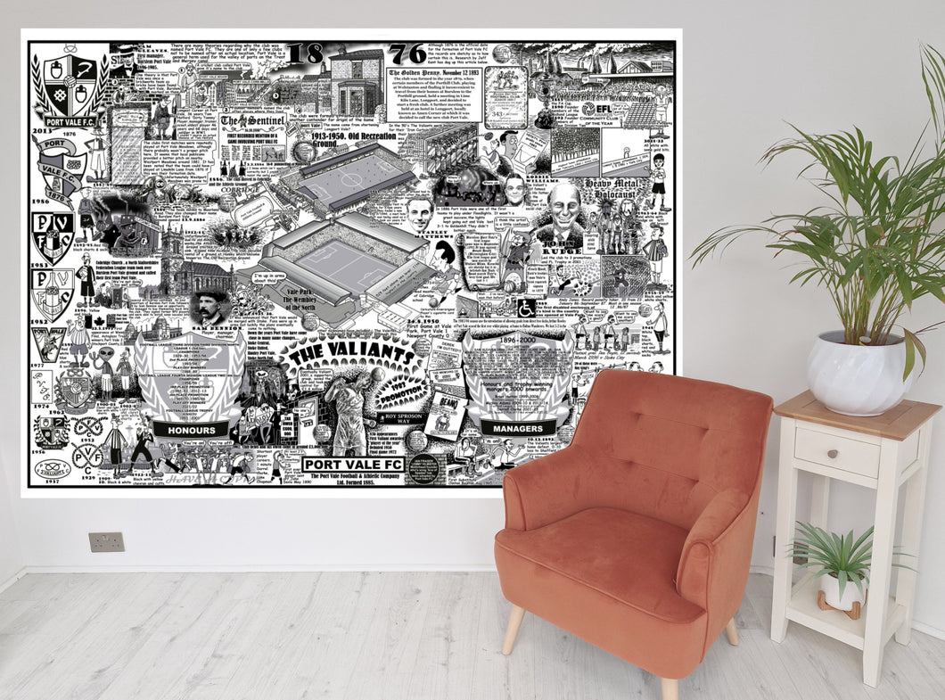 Port Vale wallpaper print