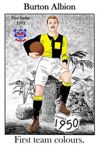 Burton Albion greeting card