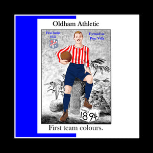 Oldham Athletic coaster