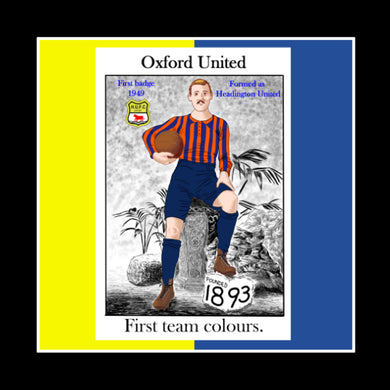 Oxford Utd coaster