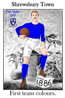 Shrewsbury Town greeting card