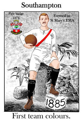 Southampton FC greeting card