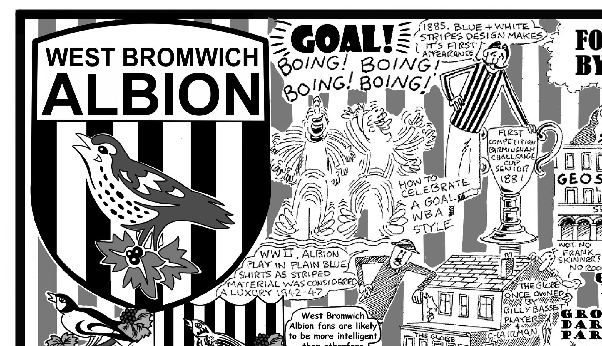 West Bromwich Albion – Football Cartoon Histories