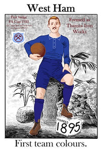 West Ham United greeting card
